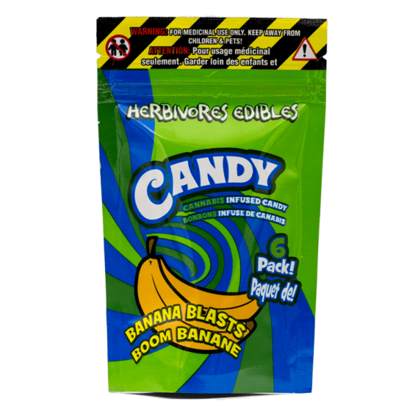 Herbivores Edibles – Banana Blasts Gummies | BC Weed Edible Canada
