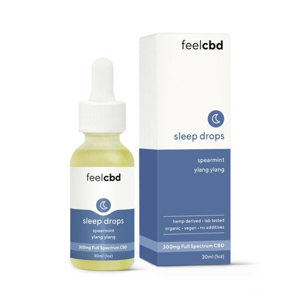 FeelCBD – Sleep Drops – CBD Tincture 300mg | BC Weed Edible Canada