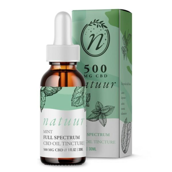 Natuur – Full Spectrum CBD Oil Tincture – Mint | BC Weed Edible Canada